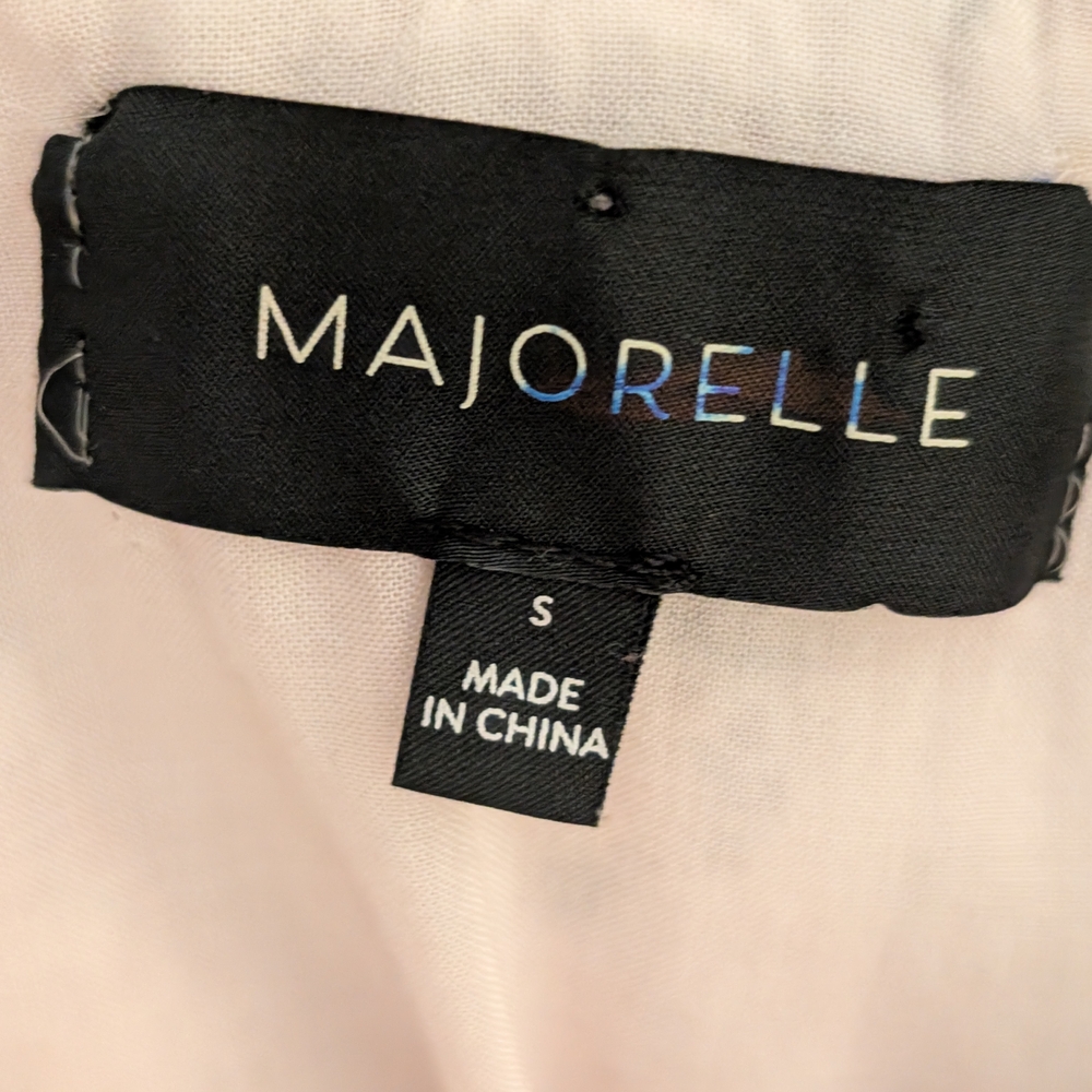 Majorelle Floral Ruffle Festival Boho Cottage Crop Top - Picture 4 of 5